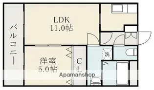 ウイングス6番館【2階】の間取り