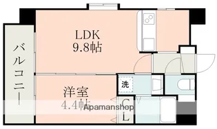 アトランティス本山【4階】の間取り