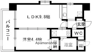 アトランティス本山【5階】の間取り