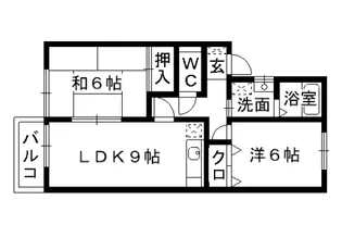 セジュールフォレスト【103号室】の間取り