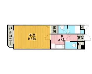 ROUND PURE 21【3階】の間取り