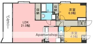 コアマンション大江東【9階】の間取り