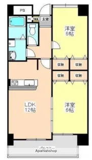 シャルマン.ヴィレッジ御幸【3階】の間取り