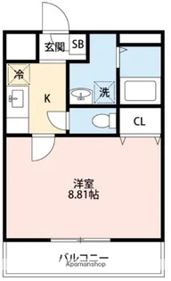 SERES長嶺【5階】の間取り