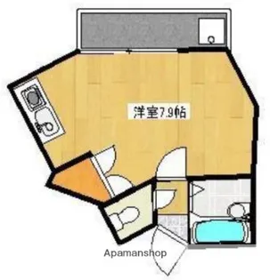 クロノス18三軒町【6階】の間取り