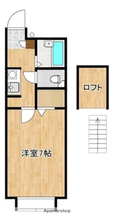 パンシオン・フルール【2階】の間取り