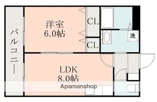 マンショングランドール【2階】の間取り