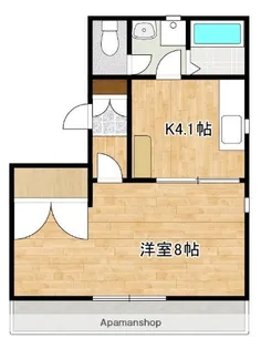 キャッスル花園【3階】の間取り