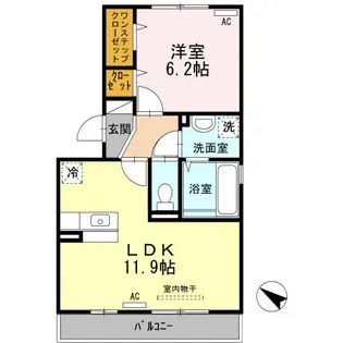 コンソルテ【3階】の間取り