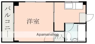 コーポサンヒルズ【1階】の間取り