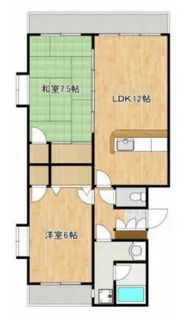 エスペランサ須屋【1階】の間取り
