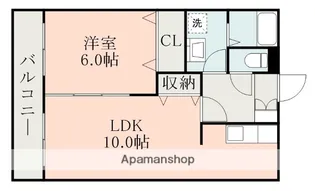 ノブハウス8【4階】の間取り