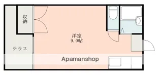 エクセルシオール壱番館【1階】の間取り