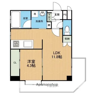 アップリッチ本荘【2階】の間取り