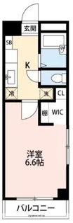 エスポワール黒髪【3階】の間取り