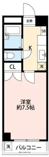 エスポワール黒髪【4階】の間取り
