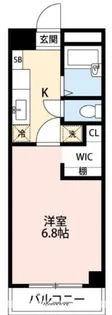 エスポワール黒髪【4階】の間取り