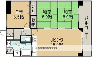 スーブニールシハラ【3階】の間取り