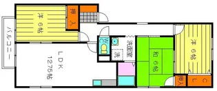 エクセルNAGAMINE−B【2階】の間取り