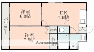 ハイムコンフォート【3階】の間取り