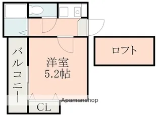 テラス東野【2階】の間取り