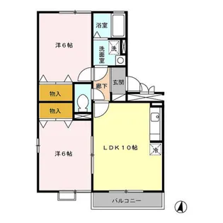 アーバンライフ【2階】の間取り