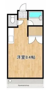 アンプルール新屋敷【2階】の間取り