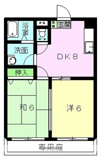 ヘルメス結羽【1階】の間取り