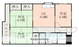 DREAM MANSION出水【3階】の間取り