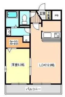 アクアクロス光の森【1階】の間取り