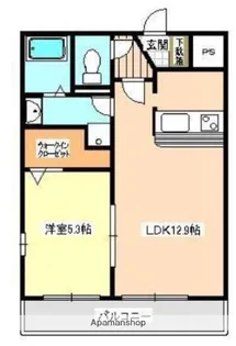 アクアクロス光の森【2階】の間取り