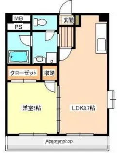 K・Tビル【2階】の間取り