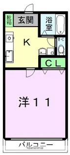 エクセレントハイム【1階】の間取り