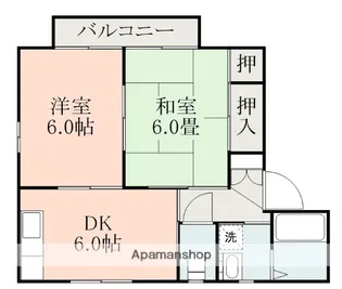 熊本県熊本市南区刈草1丁目【アパート】の間取り