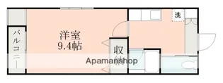 オリエンタル黒髪【1階】の間取り