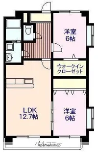 フォレストハイム光の森【1階】の間取り