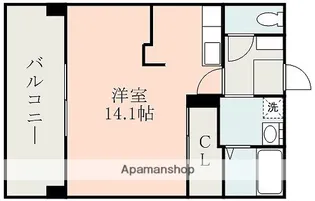 L−フィネス【2階】の間取り