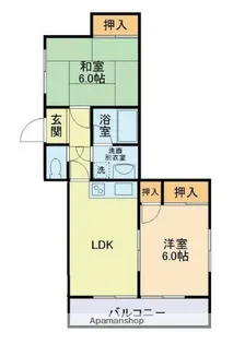 ラフォーレ3番館【4階】の間取り