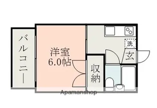 コーポれいんぼう【2階】の間取り