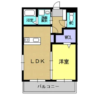 エステート八景水谷【3階】の間取り