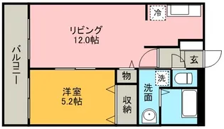 グランディール(麻生田)【3階】の間取り