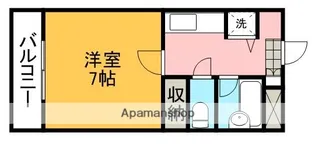 アンビシャス月出【5階】の間取り