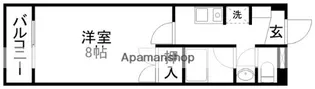 パレ・ドール健軍Ⅲ【7階】の間取り