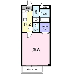 コーラル・ガーデン【1階】の間取り
