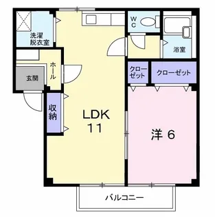 メロディハイツ【2階】の間取り