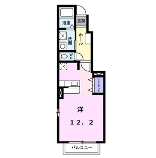 エンパイヤ・ヴィラⅡ【1階】の間取り