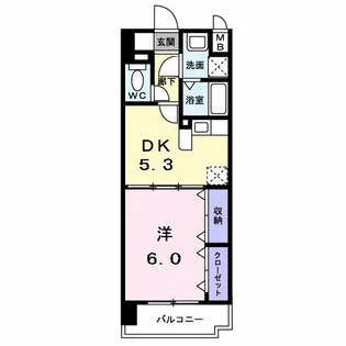 PLEASURES【4階】の間取り