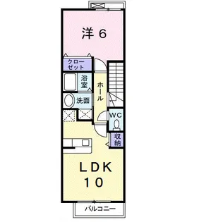VILLA 桜【2階】の間取り