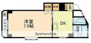 ラフォーレ4番館【3階】の間取り