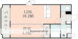 1LDKの間取り画像
